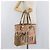 Borsa Tote Salvatore Ferragamo in nylon beige oro Auth BAZ714A D'oro - vista 21