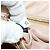 Borsa a spalla PRADA in pelliccia beige oro Auth BAZ731SM D'oro - vista 10