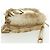 Borsa a spalla PRADA in pelliccia beige oro Auth BAZ731SM D'oro - vista 14