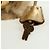Borsa a spalla PRADA in pelliccia beige oro Auth BAZ731SM D'oro - vista 21