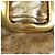 Borsa a spalla PRADA in pelliccia beige oro Auth BAZ731SM D'oro - vista 22
