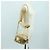 Borsa a spalla PRADA in pelliccia beige oro Auth BAZ731SM D'oro - vista 29