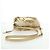 Borsa a spalla PRADA in pelliccia beige oro Auth BAZ731SM D'oro - vista 6