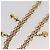 Collana Christian Dior metallo tono oro Auth BAZ515V - vista 10