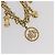 Collana Christian Dior metallo tono oro Auth BAZ515V - vista 3