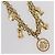 Collana Christian Dior metallo tono oro Auth BAZ515V - vista 4