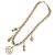 Collana Christian Dior metallo tono oro Auth BAZ515V - vista 8