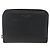 Portafoglio Bifold in Pelle Nera Argento Auth bs34223 SAINT LAURENT Nero - vista 2
