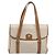 Céline Borsa a mano CELINE in pelle bianca e oro Auth 166779 Bianco D'oro - vista 2