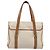 Céline Borsa a mano CELINE in pelle bianca e oro Auth 166779 Bianco D'oro - vista 3