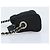 Borsa a spalla con catena Prada in nylon nero e oro Auth SW2325A D'oro - vista 4