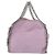 Autre Marque Borsa a spalla Falabella Stella McCartney in poliestere Rosa Argento Auth BA11627 - vista 3