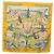 Hermès HERMES Sciarpa Carré 90 "COSTUMI DEI DEPARTAMENTI" Sete Gialla Auth 174178A Giallo