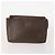 Céline Clutch in tela Macadam CELINE in pelle PVC 5 pezzi marrone navy beige Auth YKZ425 Blu navy - vista 2