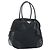 PRADA Borsa a mano in nylon nero argento Auth BAZ141A