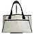 Bolso tote vintage Gucci monograma blanco y negro