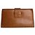 Céline Vintage Celine Paris Snake Emblossed Long Leather wallet Brown