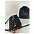 Céline Vintage Celine Paris Flap Schultertasche aus Polyester und Leder Schwarz - Ansicht 12