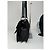 Céline Vintage Celine Paris Flap Schultertasche aus Polyester und Leder Schwarz - Ansicht 9