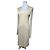 Vintage Gucci Viskosekleid M Beige