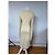 Vintage Gucci Viskosekleid M Beige - Ansicht 3
