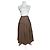 Gonna in lana vintage Dior Marrone M