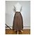 Gonna in lana vintage Dior Marrone M - vista 3
