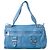 Bolsa Boston de couro com fivela dupla e bolsos Marc Jacobs Azul