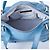 Bolsa Boston de couro com fivela dupla e bolsos Marc Jacobs Azul - vista 13