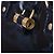 Borsa Muse in pelle verniciata nera Yves Saint Laurent Nero - vista 10