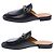 Scarpa GUCCI Princetown in Pelle Nera - 103414 Nero - vista 5