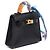 Charm per Borsa Hermès Kelly Twilly Prezioso in Pelle Nera Nero - vista 3