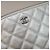 Timeless Clutch in pelle grigia Chanel usata - vista 7