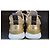 Louis Vuitton Gold Knit Fabric Leather Aftergame Sneakers Sz.40 Pre-Owned - view 9