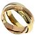 Anello in oro 18K Cartier Trinity Rosa Bianco Giallo
