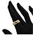 Anello in oro 18K Cartier Trinity Rosa Bianco Giallo - vista 4