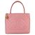 Classique Sac à main Médaillon Chanel Rose
