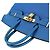 Borsa Hermès Haut à Courroies 32 Blu - vista 6
