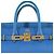 Borsa Hermès Haut à Courroies 32 Blu - vista 9