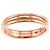 Anello Alliance Epi Louis Vuitton in oro rosa 18K - vista 2