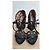 Alaïa ALAIA Black Laser Cut Leather Suede Studs Platform Heels Sandals sz.38 Pre-Owned - view 4
