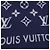 Louis Vuitton Monogram Schal Braun Marineblau - Ansicht 4