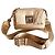 Sonia Rykiel Boyfriend Handtasche Beige Leder und Stoff
