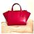 Borsa a mano Gerard Darel Visconti in pelle fucsia Fuschia - vista 3