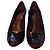 Louis Vuitton Lacklederschuhe mit Absatz in Auberginenfarbe Pflaume