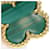 Van Cleef & Arpels Vintage Alhambra Malachite Earrings  - view 7