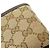 Portafoglio bi-fold Gucci in tela e pelle marrone - vista 16