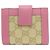 Billetera bi-fold GG 154119 de Gucci Castaño Rosa - vista 2