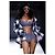 Top bustier Alaïa estampado de pata de gallo Negro Blanco - vista 11