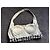 Top bustier Alaïa estampado de pata de gallo Negro Blanco - vista 6